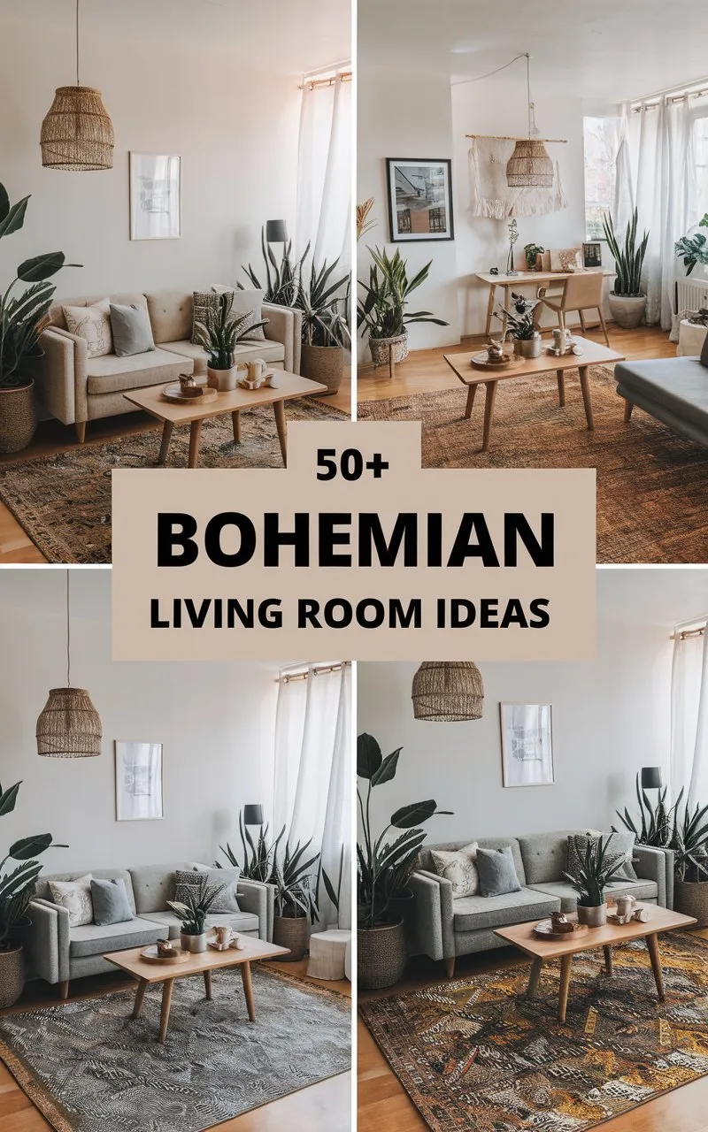 Bohemian Living Room Ideas