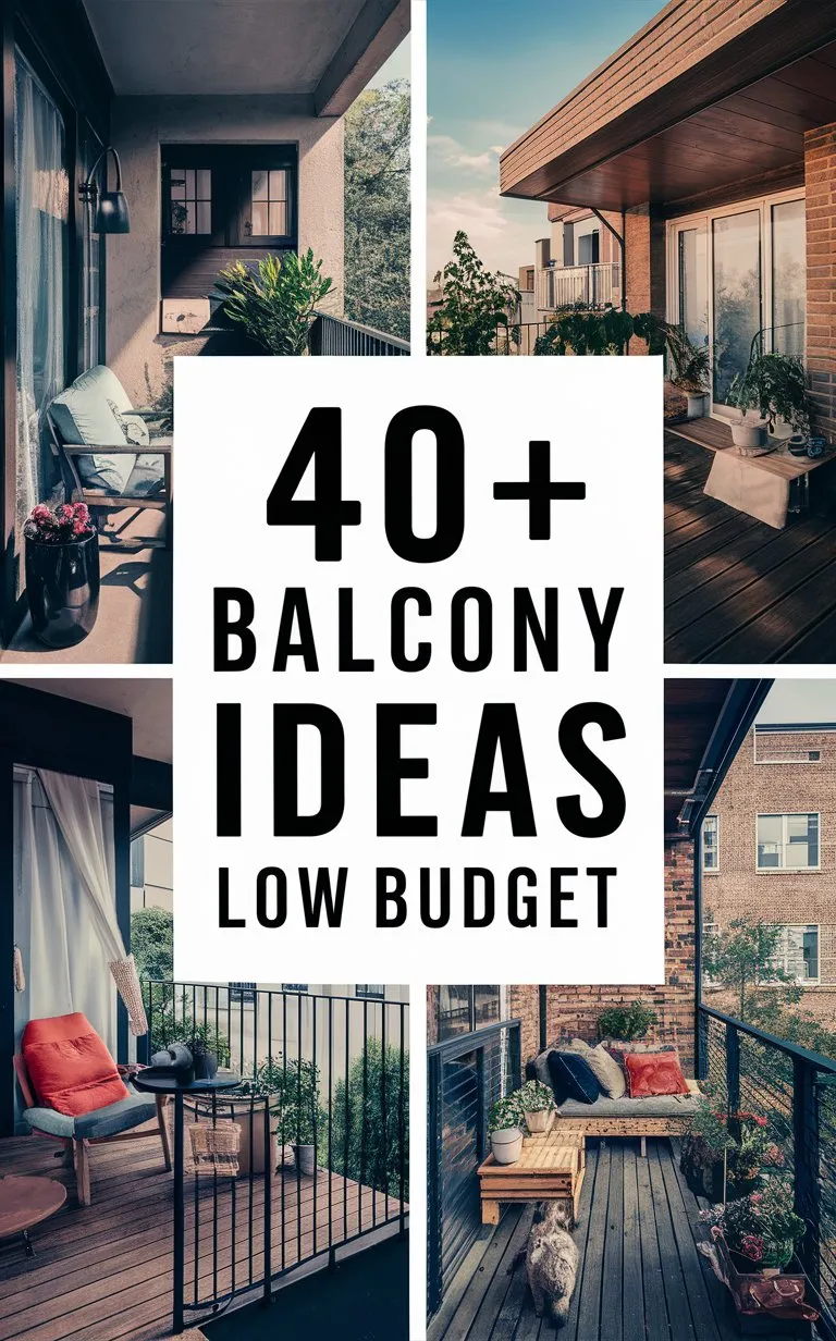 40+ Balcony Ideas Low Budget