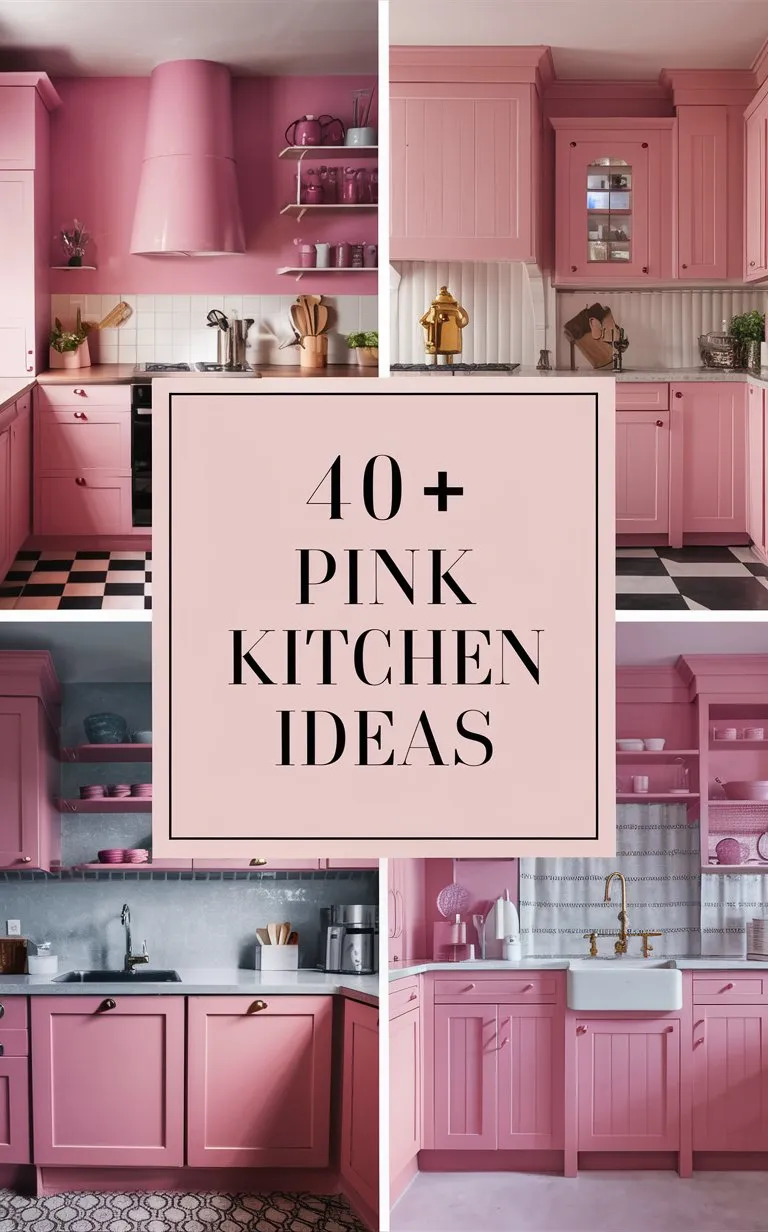 40+ Pink Kitchen Ideas