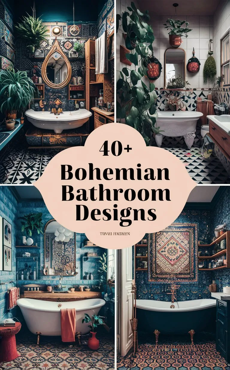 Bohemian Bathroom Designs