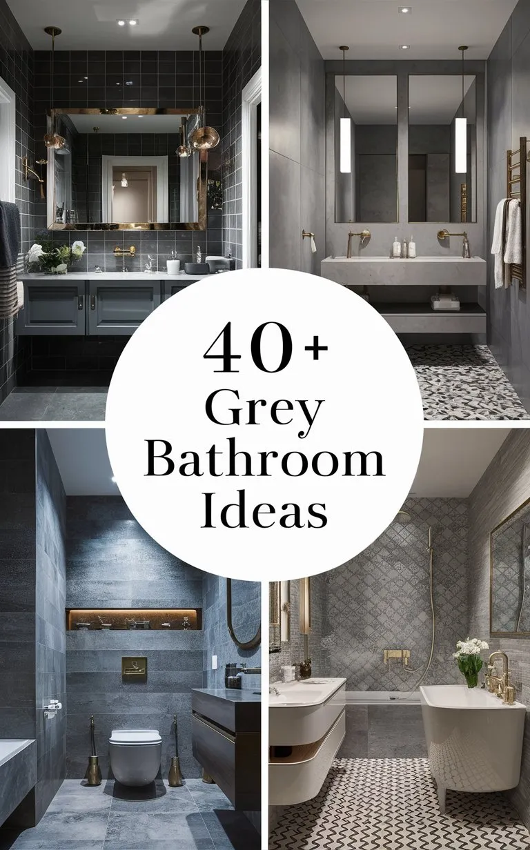 40+ Luxurious Gray Bathroom Ideas You Can't Live Without