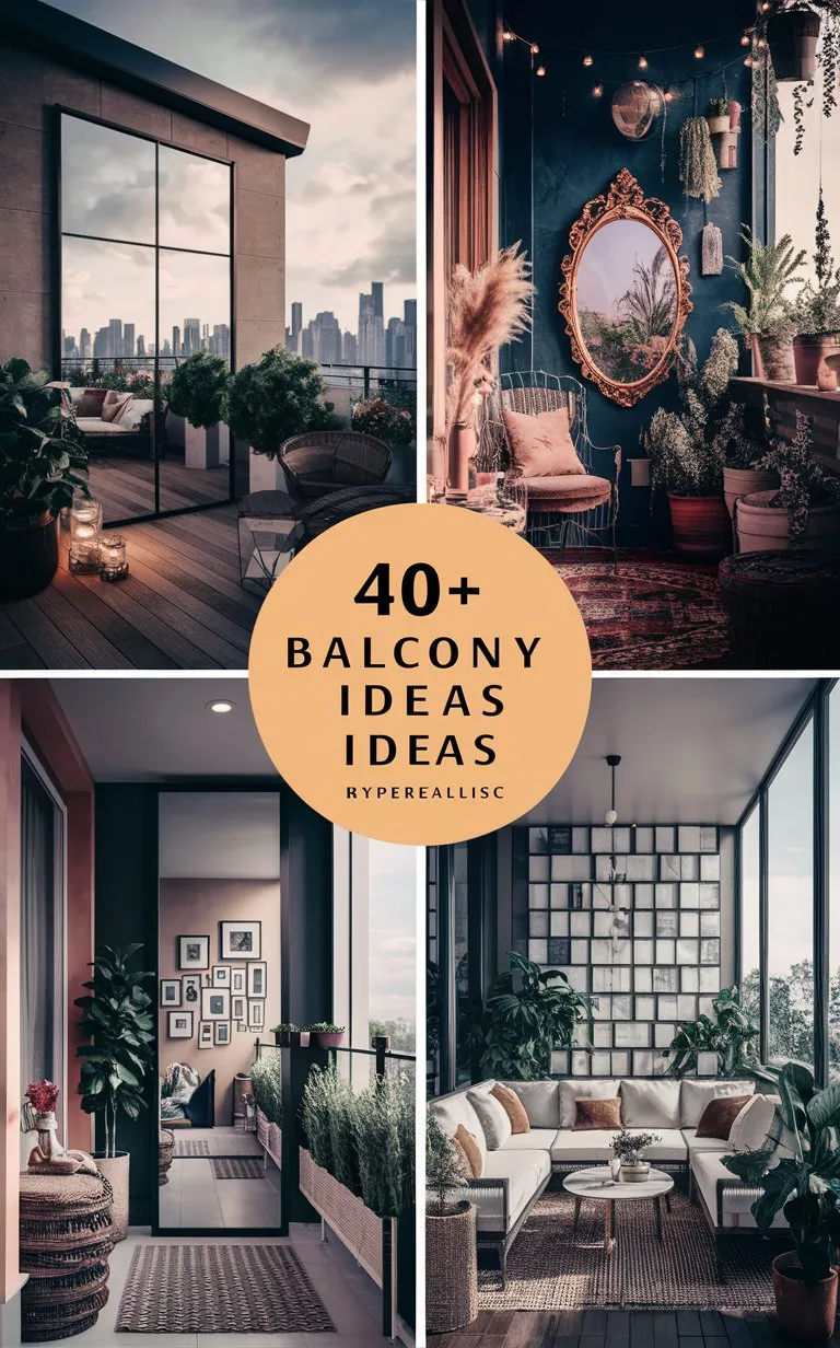 40+ Balcony Ideas with Mirrors