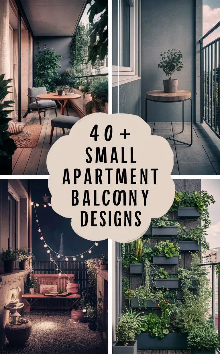 40+ Small Apartment Balcony Designs