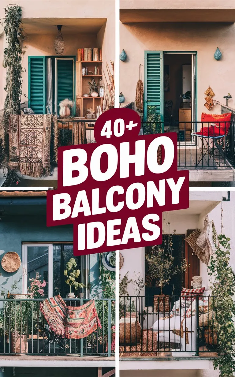 Boho Balcony Ideas