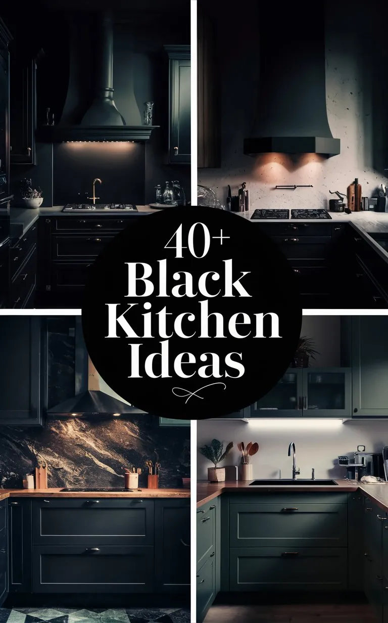 Black Kitchen Ideas