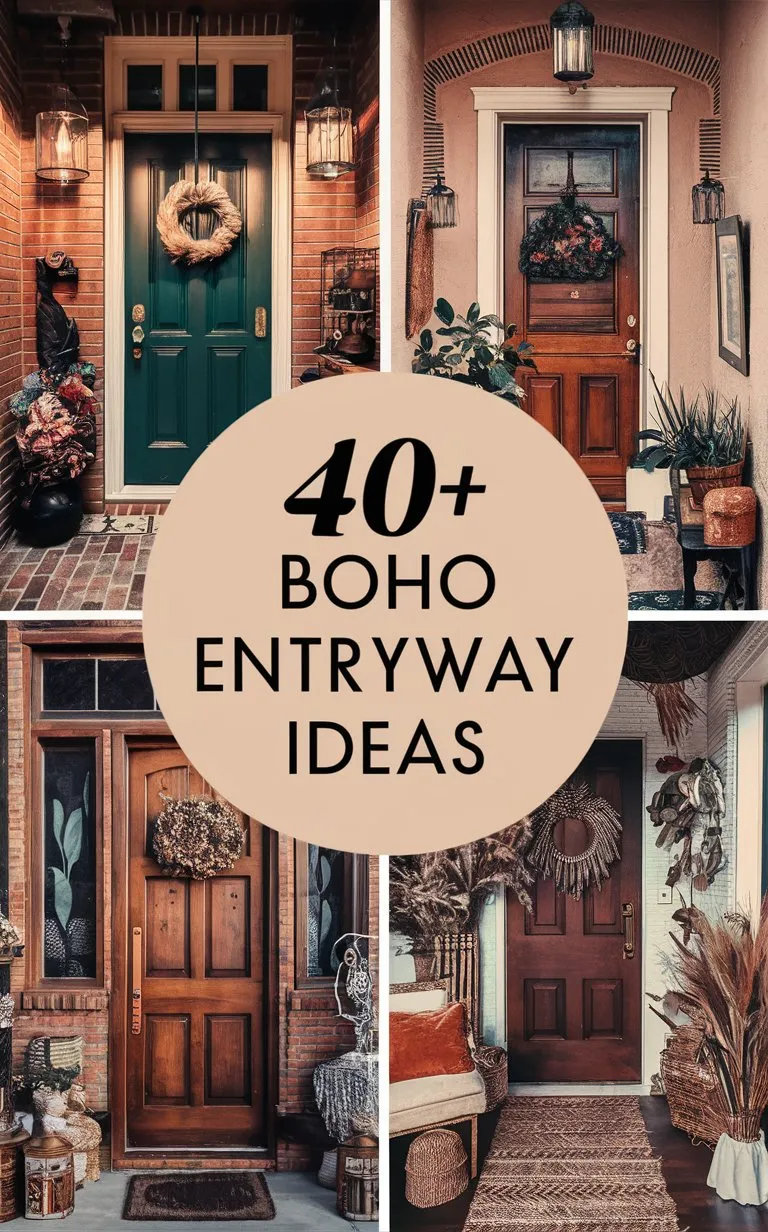 40+ Boho Entryway Ideas