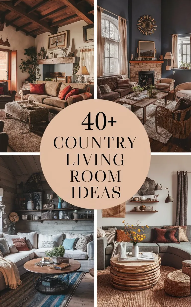 Country Living Room Ideas