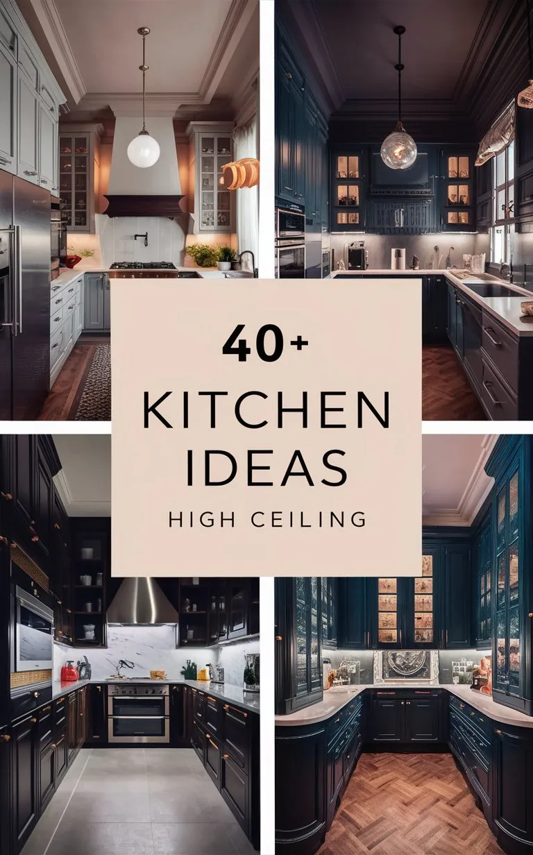 40+ Stunning Kitchen Ideas for High Ceilings