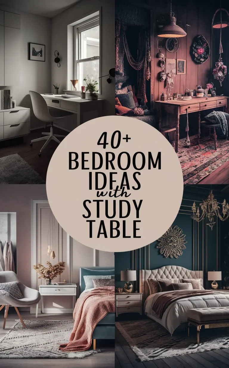 Bedroom Ideas With Study Table