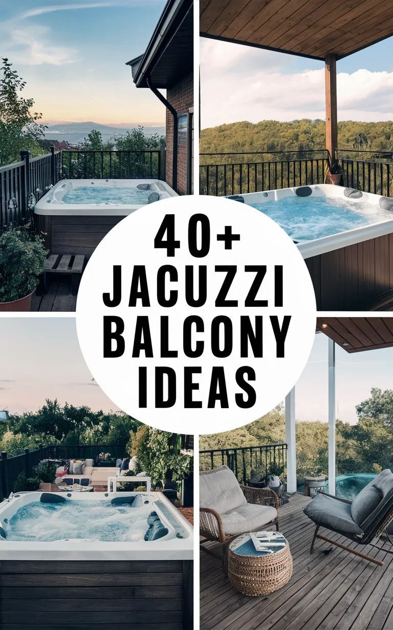 40+ Jacuzzi Balcony Ideas