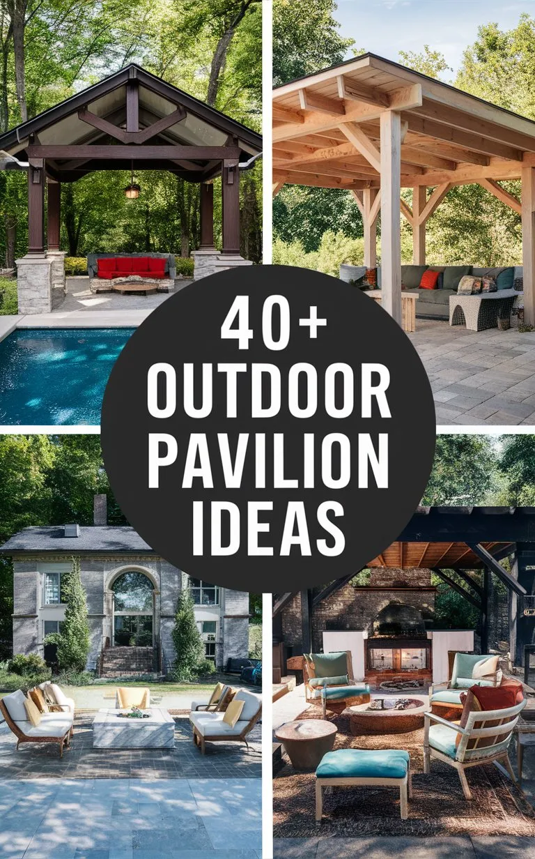 40+ Outdoor Pavilion Ideas